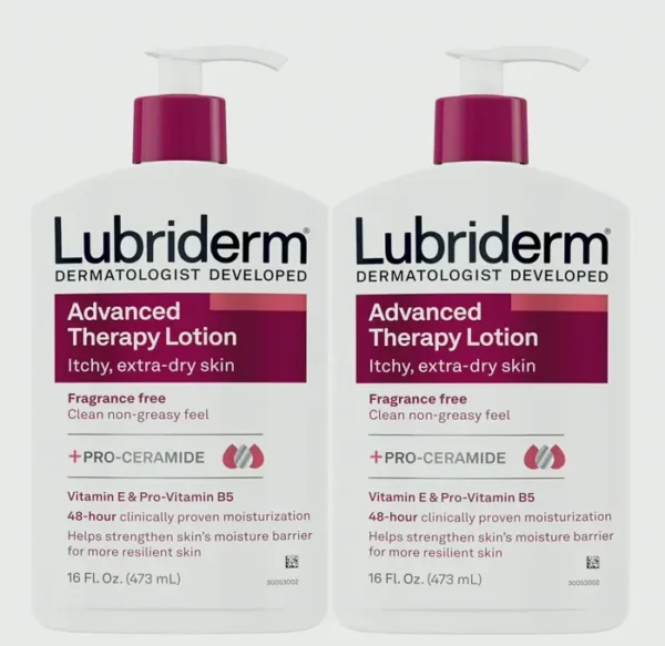 Lubriderm's Scent-Free Intense Moisturizing Hand & Body Lotion - Twin Pack