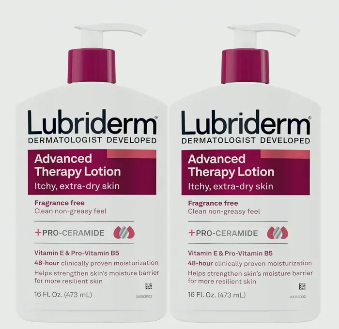 Lubriderm's Scent-Free Intense Moisturizing Hand & Body Lotion - Twin Pack