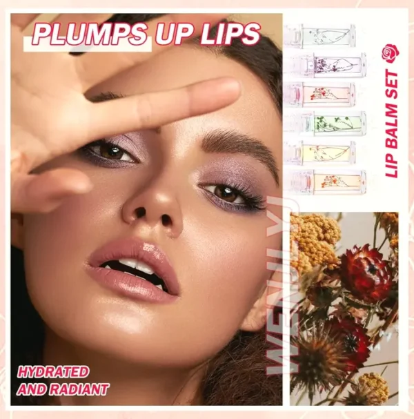 6-Pack Lip Oil Set, Moisturizing Clear Lip Shine Treatment