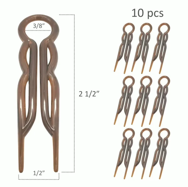 Magic Hair Hairpins Pack for All Hair Types