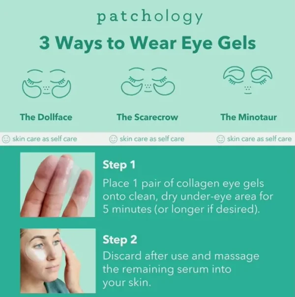 Patchology Under-eye Gel Patches for Swollen Eyes & Dark Circles