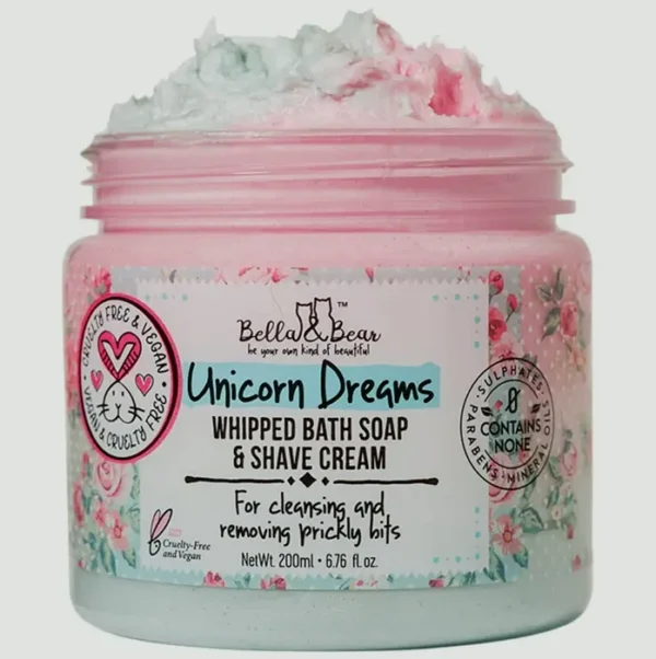 Bella & Bear Unicorn Dreams Whipped Bath Soap 6.7oz