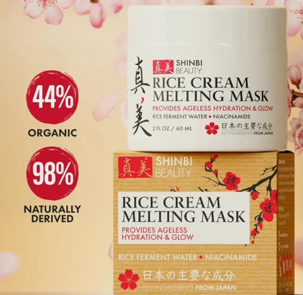 Asian Rice Face Mask - Organic Skincare 1oz