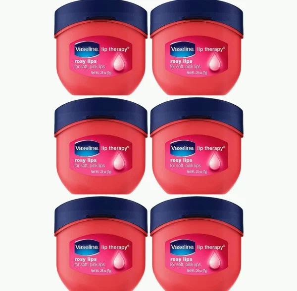 Vaseline Lip Therapy Rosy Pout Mini (Pack of 6)