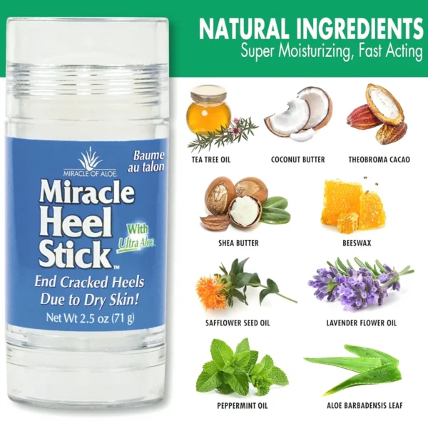 Miracle Foot Repair Stick with Natural Ultra Aloe Gel | 2.5 oz