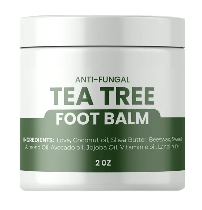 Crafted Tea Tree Salve - Heel Repair, Hydrate, Anti-Fungal - 2 oz