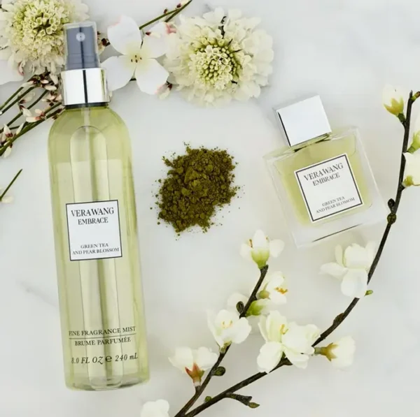 Vera Wang Embrace Body Mist, Green Tea & Pear Bloom, 8 Oz