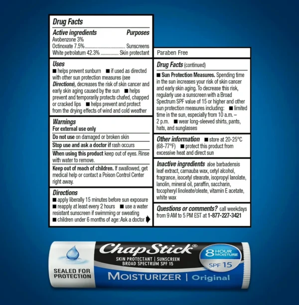 Abreva Cold Sore Treatment and ChapStick's Moisturizer Combo Pack