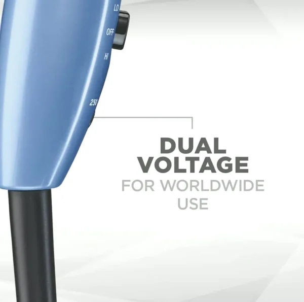 Portable Blow Dryer with Dual Voltage, Compact, 1600W