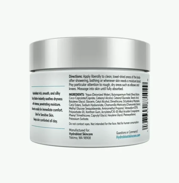 Hydroblast Body Butter 6.7oz - Moisturizing & Soothing