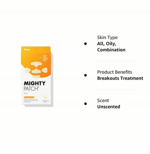 Hero Patch Face Hydrocolloid Mask XL Acne Patches