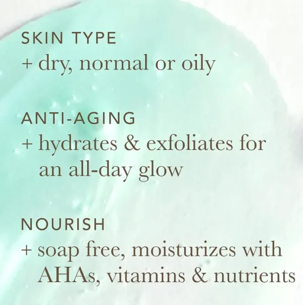 Alpha Skin Care Moisturizing Cleanser | Glycolic AHA | Twelve Fl Ounces