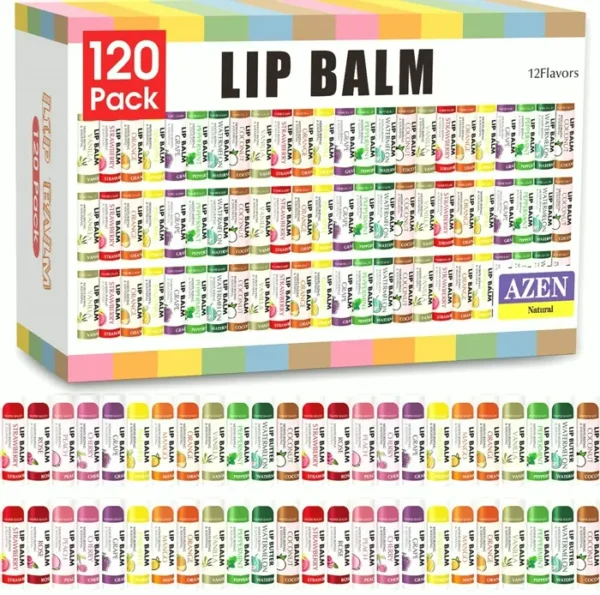 AZEN Brand 120 Piece Lip Moisturizer, Natural Lip Care