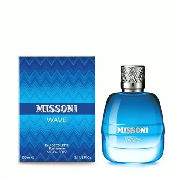 Brand Missoni Wave for Men Eau de Toilette Spray, 3.4 Fl Oz (Pack of 1)