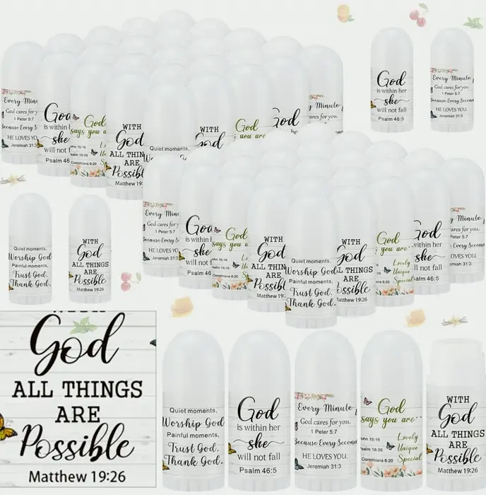 Christian Mini Lip Balm Pack - Moisturizer for Chapped Skin