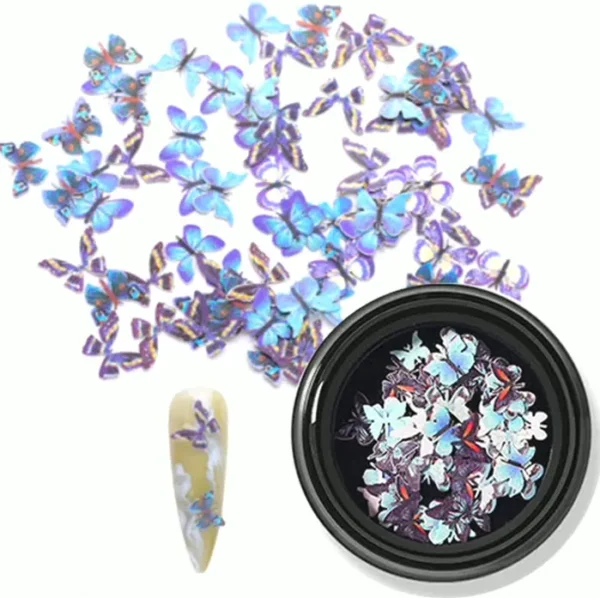 Insect Three-Dimensional Nail Stickers Set - 100 Pcs