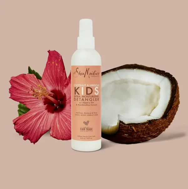 Children's Moisturizing Detangler with Coconut Oil & Hibiscus, 8 oz