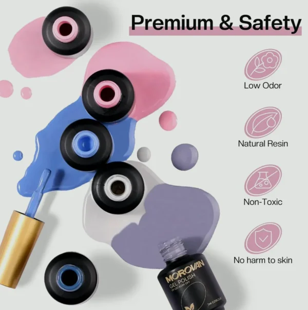 Expert Nail Lacquer Kit: Variety with U V/LED and Tools