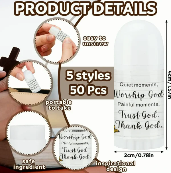 Christian Mini Lip Balm Pack - Moisturizer for Chapped Skin