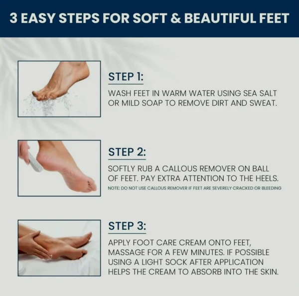 Nordic Care Foot Cream, 6 oz for Dry Skin