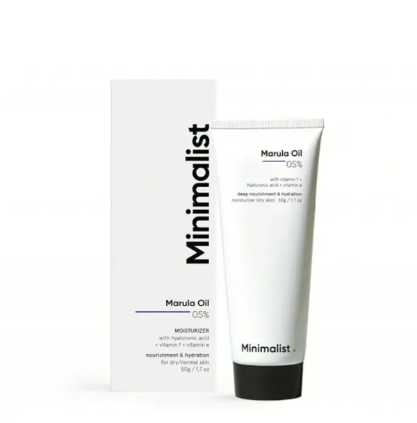 Minimalist 5% Marula Oil Face Moisturizer | Deep Hydration | 1.7 Oz
