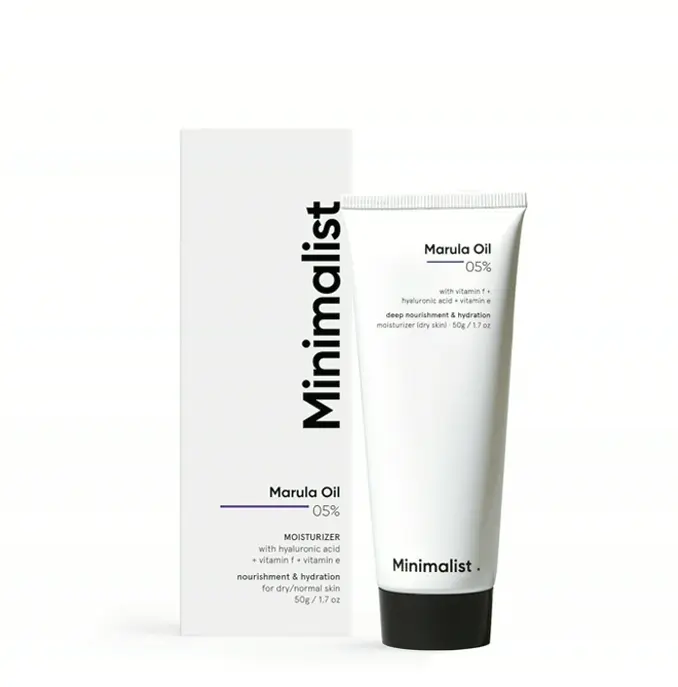 Minimalist 5% Marula Oil Face Moisturizer | Deep Hydration | 1.7 Oz