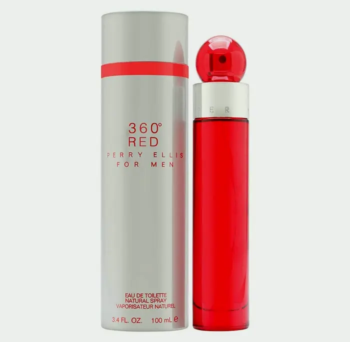 Perry Ellis 360 Red EDT Men's 3.4 fl oz Grey