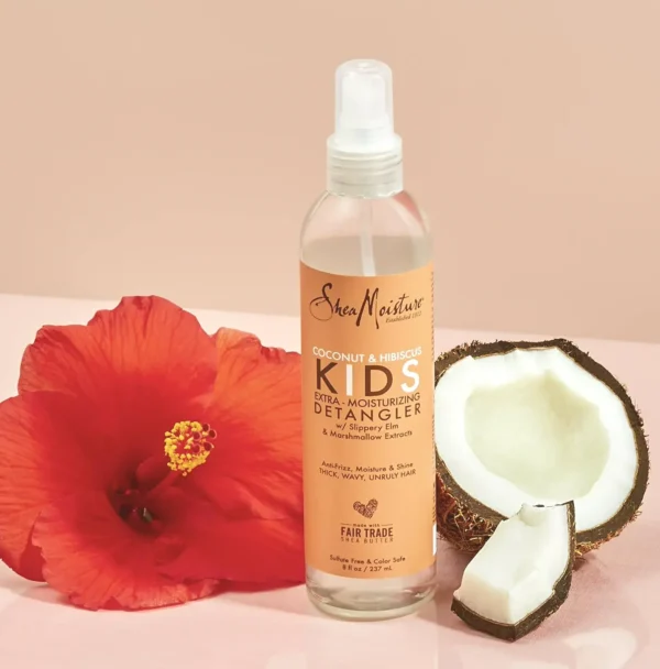 Children's Moisturizing Detangler with Coconut Oil & Hibiscus, 8 oz