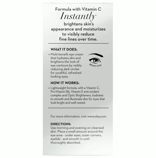 Olay's Vitamin C Illuminating Eye Cream to Reduce Dark Circles