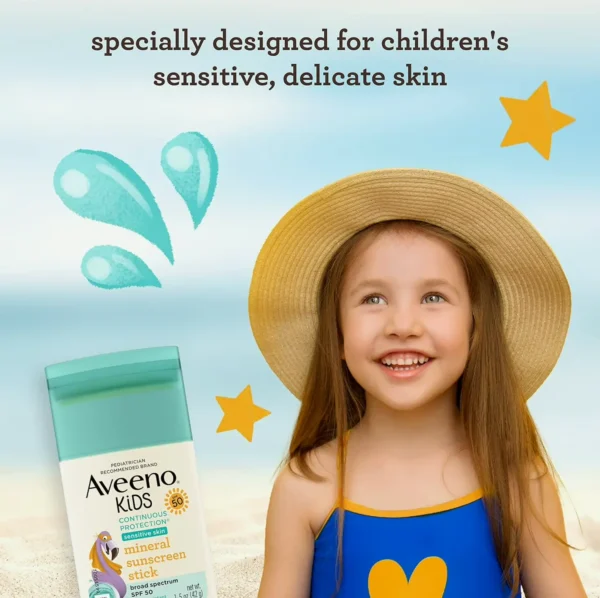 Aveeno Kids Mineral Sunscreen Stick SPF 50