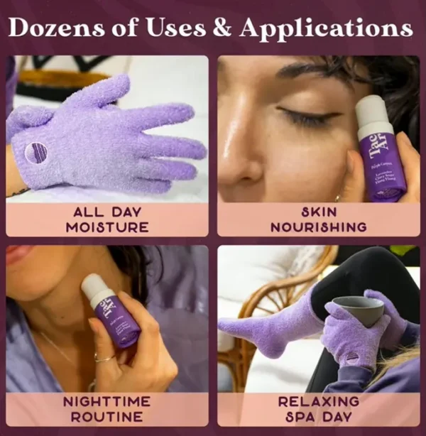 Purple Valley Fuzzy Footwear & Handwear Relaxation Set