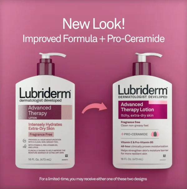 Lubriderm's Scent-Free Intense Moisturizing Hand & Body Lotion - Twin Pack