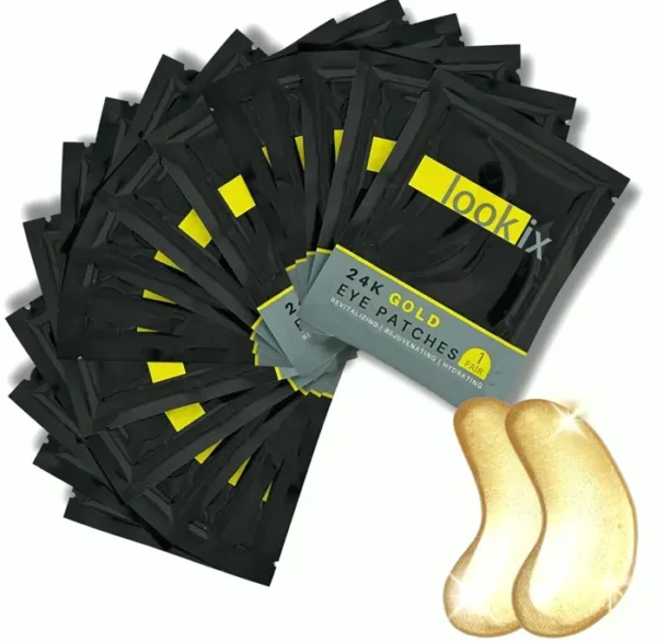 Rejuvenate Your Skin with 24K Gold Eye Mask - Eliminate Puffy Eyes, Under-Eye Shadows, Wrinkles, and Fine Lines - 15 Sets of Refreshing Eye Gels