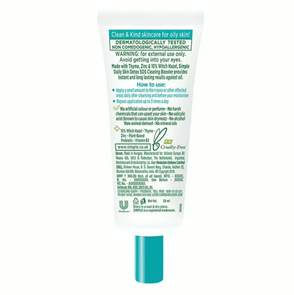 Daily Skin Cleanse Enhancer with Thyme, Zinc & Astringent - 25 Milliliters