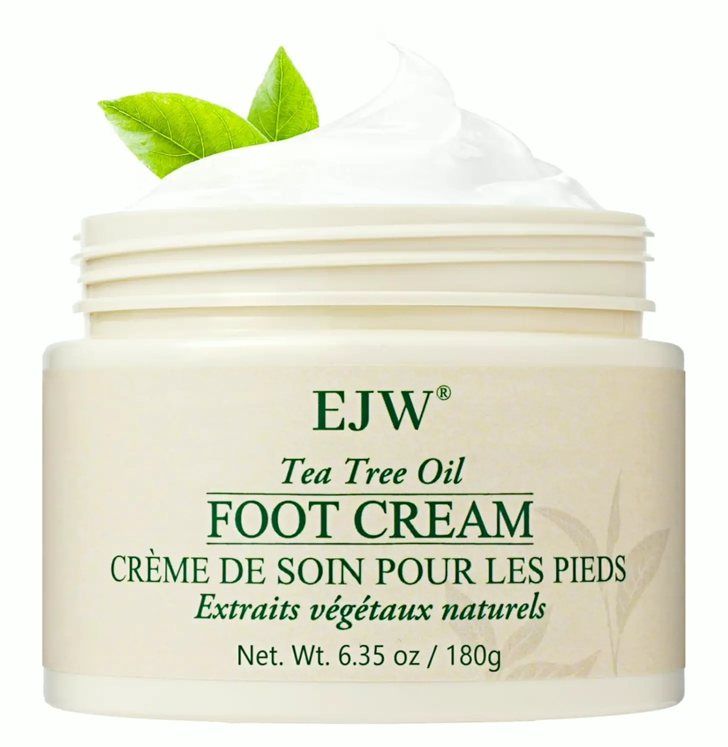 Tea Tree Foot Cream - Restore Dry Feet - 6.35 oz.