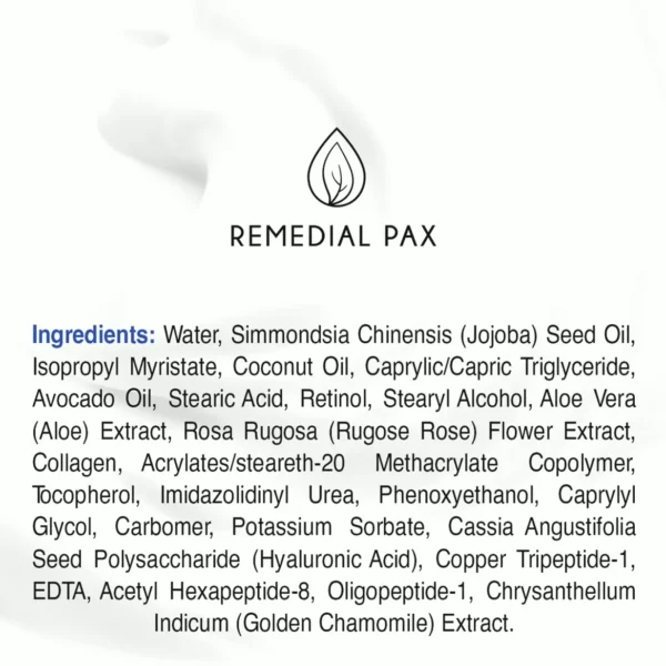 REMEDIAL PAX Collagen Face Cream with Hyaluronic Acid