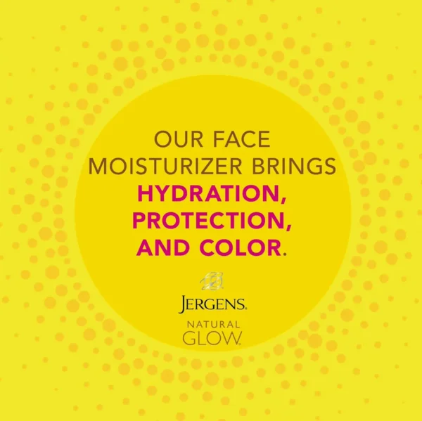 Jergens Natural Glow Face Self Tanner Lotion, SPF 20, Medium Skin Tone, 2 Fl Oz Set of 2