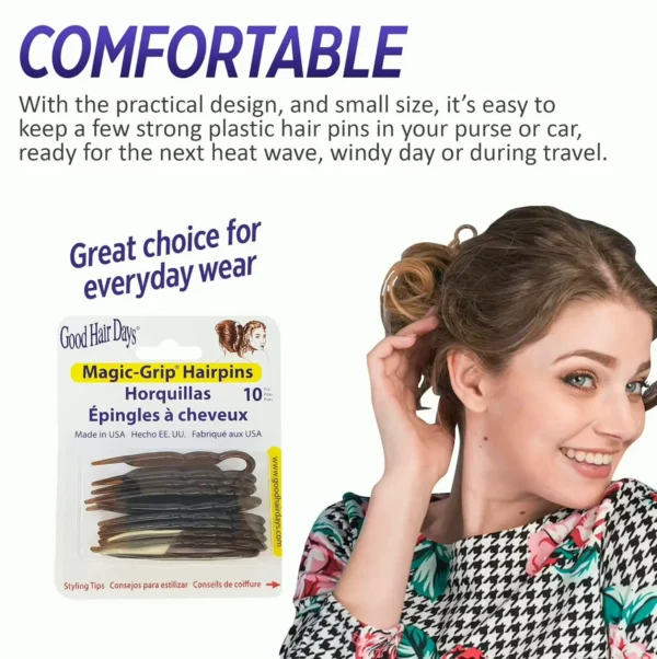 Magic Hair Hairpins Pack for All Hair Types