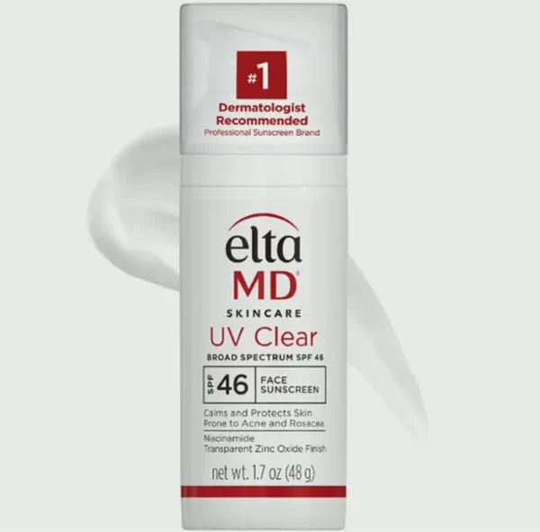Elta MD UV Clear Face Sunscreen, Oil-Free, 1.7 ounce Pump