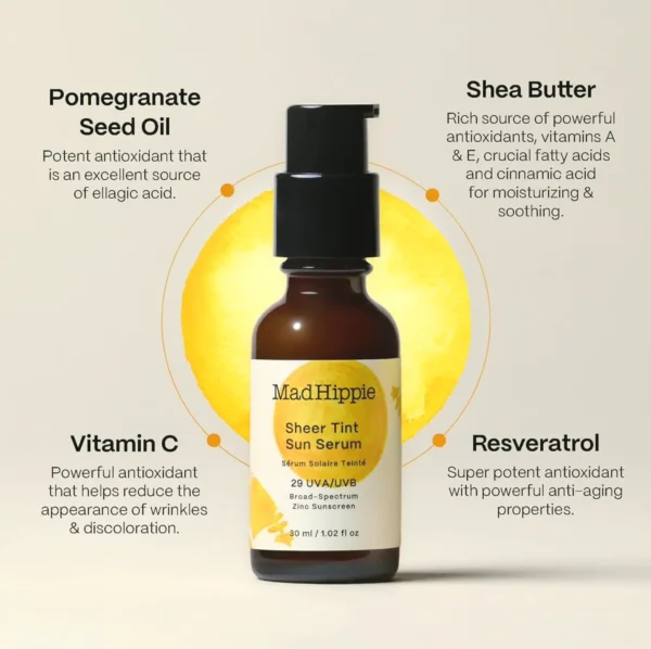 Cheerful Hippie Tinted Sun Serum SPF 29 1.02 Oz