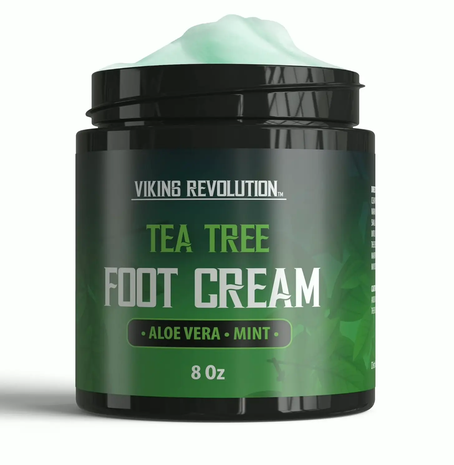 Tea Tree Feet Balm for Cracked Feet with Mint (8oz)