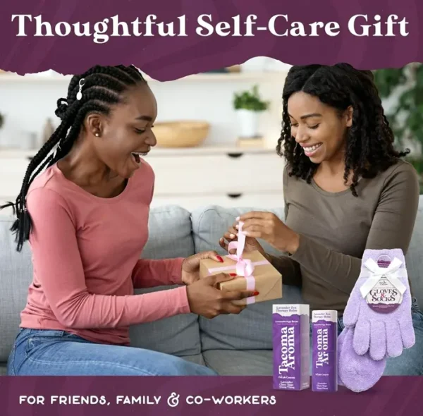 Purple Valley Fuzzy Footwear & Handwear Relaxation Set