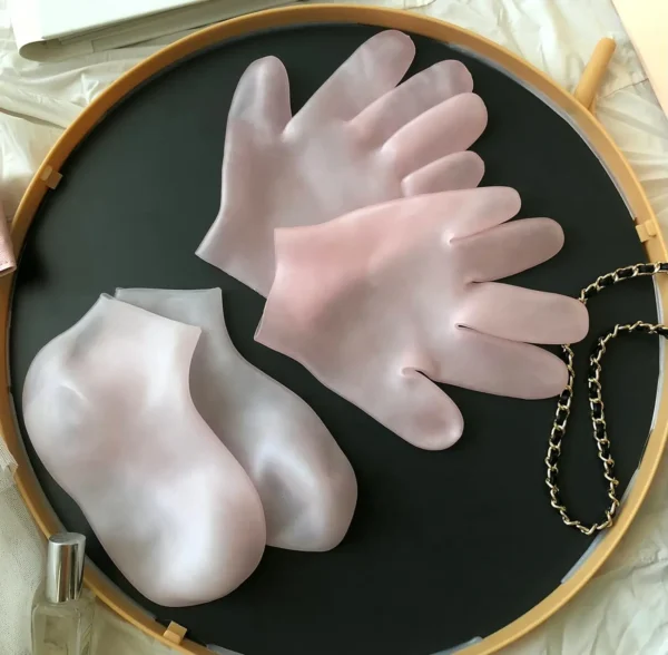 Two Pairs Hydrating Sock Socks Set for Dry Skin