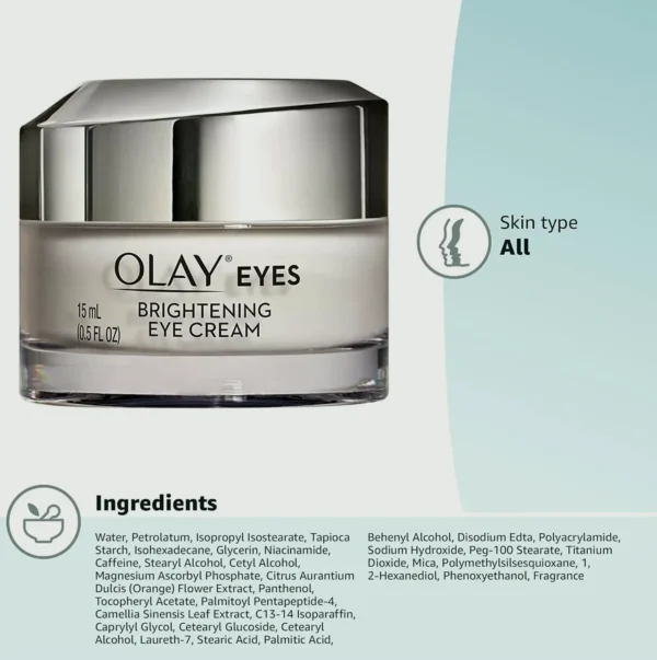 Olay's Vitamin C Illuminating Eye Cream to Reduce Dark Circles