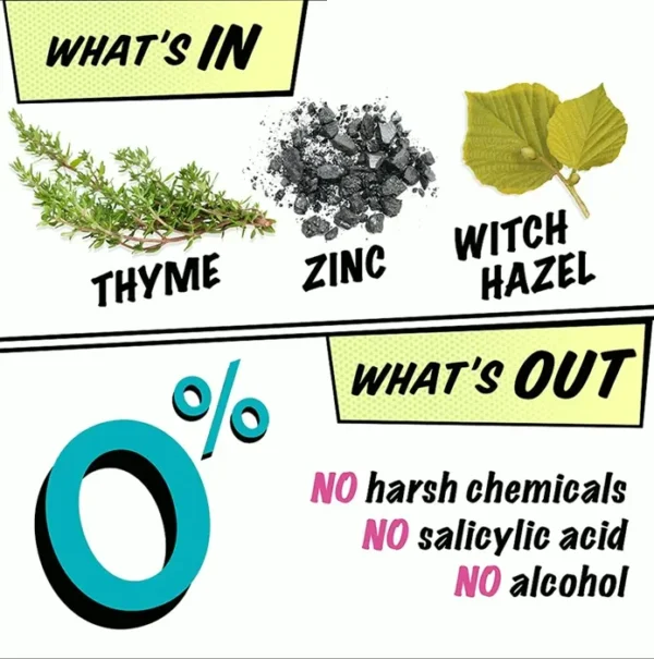 Daily Skin Cleanse Enhancer with Thyme, Zinc & Astringent - 25 Milliliters
